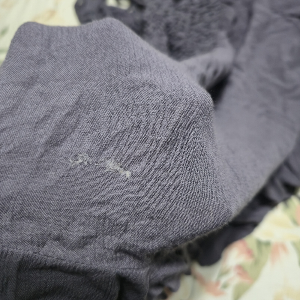 Women's Lace-Trim Spaghetti Strap Dress - Purple - Picture 5 of 7